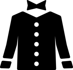 Buttons Shirt Simple Line Art Svg, Free Vectors File